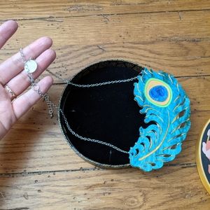 Erstwilder Royal Eye Feather Necklace
